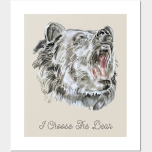 I Choose The Bear - Art Posters and Art